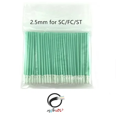 تمیز کننده گوش پاکنی فیبر نوری مدل 2.5mm SC/FC/ST