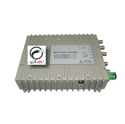 مبدل ROF تبدیل فرکانس رادیویی به فیبر نوری 4 ورودی LNB +باند UHF (فرستنده )