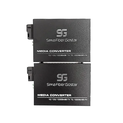 مدیا کانورتور تک پورت SC فیبر نوری مدل SFG-MC-1GE1SCA(B)