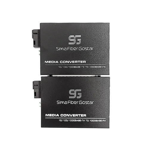 مدیا کانورتور تک پورت SC فیبر نوری مدل SFG-MC-1GE1SCA(B)
