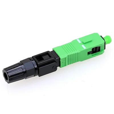 فست کانکتور فیبر نوری مدل Fast Connector SC-APC بسته 10 عددی