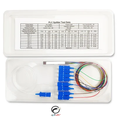 اسپلیتر قلمی فیبر نوری ۱:۸ SC (وارداتی )