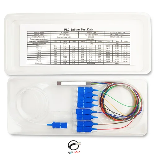 اسپلیتر قلمی فیبر نوری ۱:۸ SC (وارداتی )