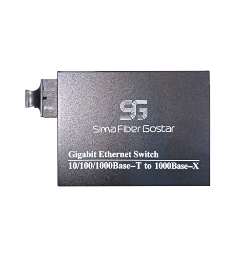 مدیاکانورتور دو پورت LAN + یک پورت SC-DX مدل SFG-MC-2GE1SC